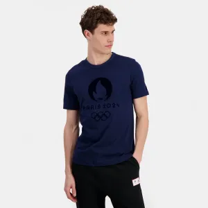 2410562-GRAPHIC P24 Tee SS N°1 M bleu nuit | T-shirt Unisexe