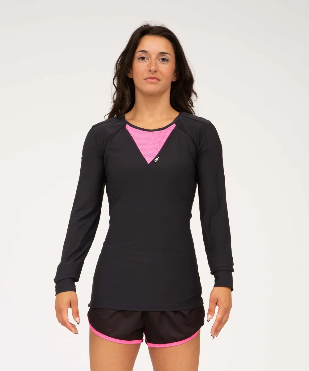 ADRIA Long-Sleeve Fitness Top