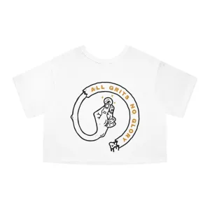 All Grits, No Glory - Champion Cropped Jersey Tee