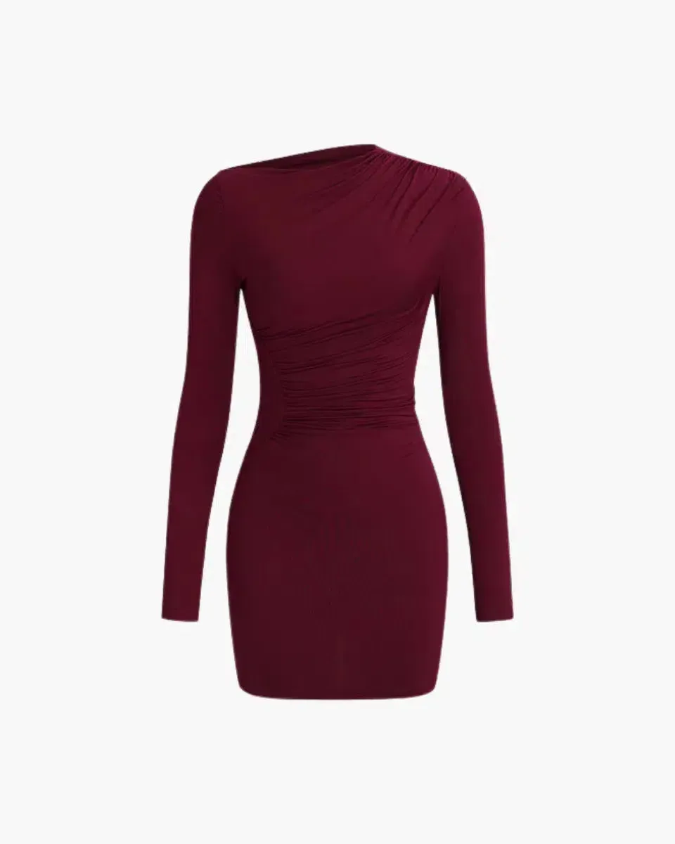 Andreina – Asymmetrical design – Mini dress