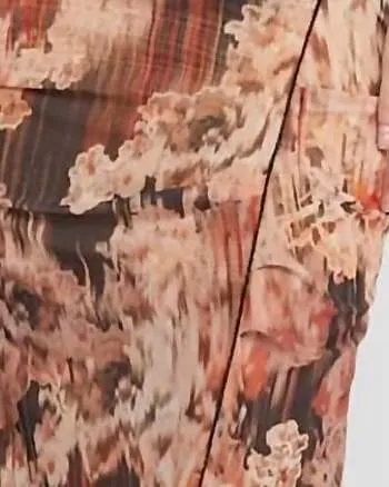 Averil Tee Maxi Dress In Glitch Floral | Glitch Floral
