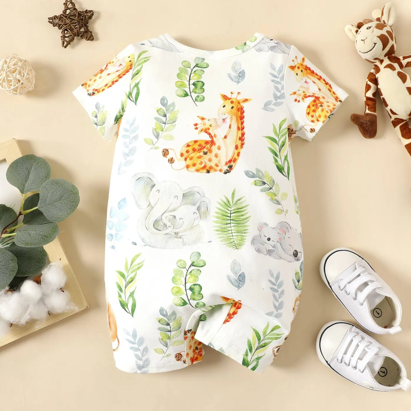 Baby Romper Zoo Love