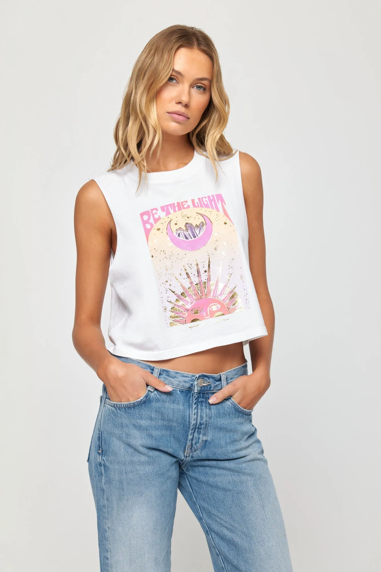 Be The Light Callie Crop Tank