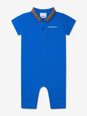 Burberry Baby Boys Nico Polo Romper