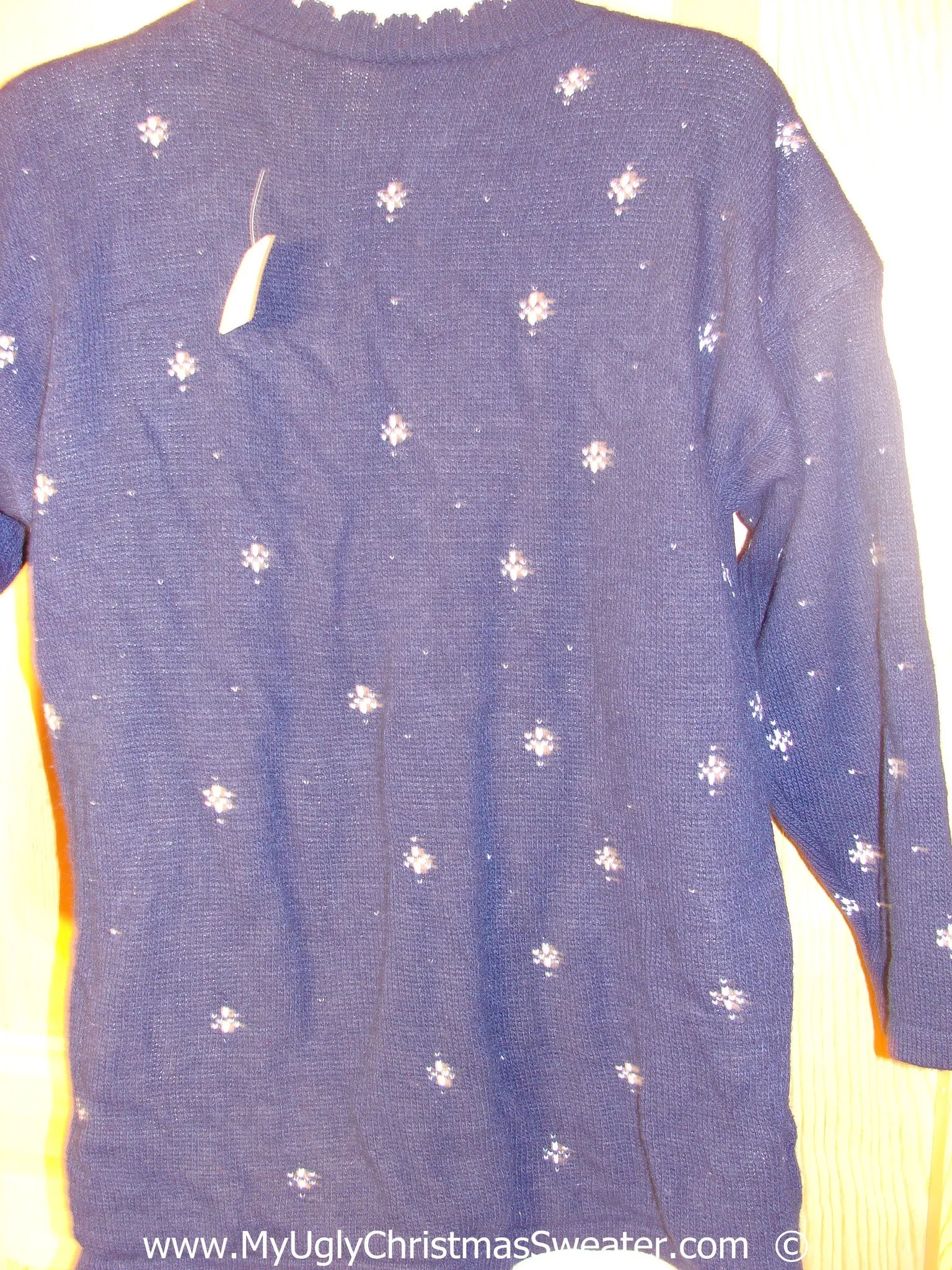 Cheesy 80s Snowman Family Christmas Sweater