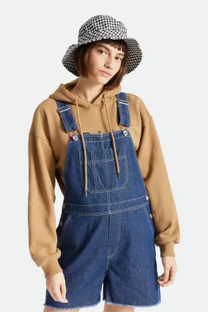CHRISTINA SHORT OVERALL - INDIGO RINSE
