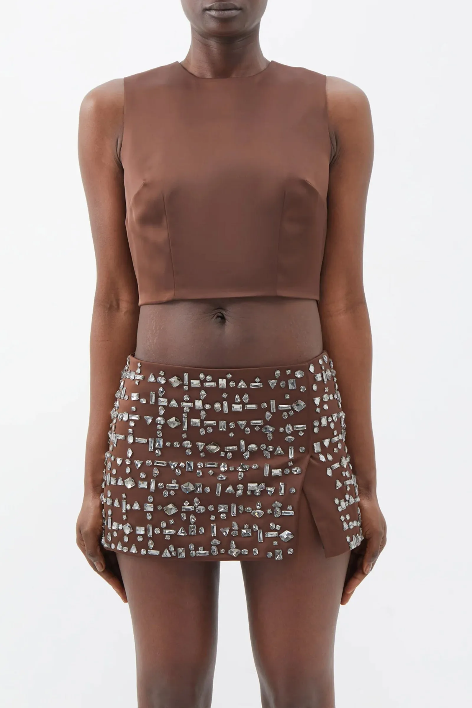 Dickinson Satin Crop Top