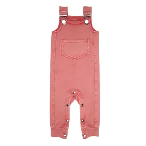 Faux Denim Overall in Sienna