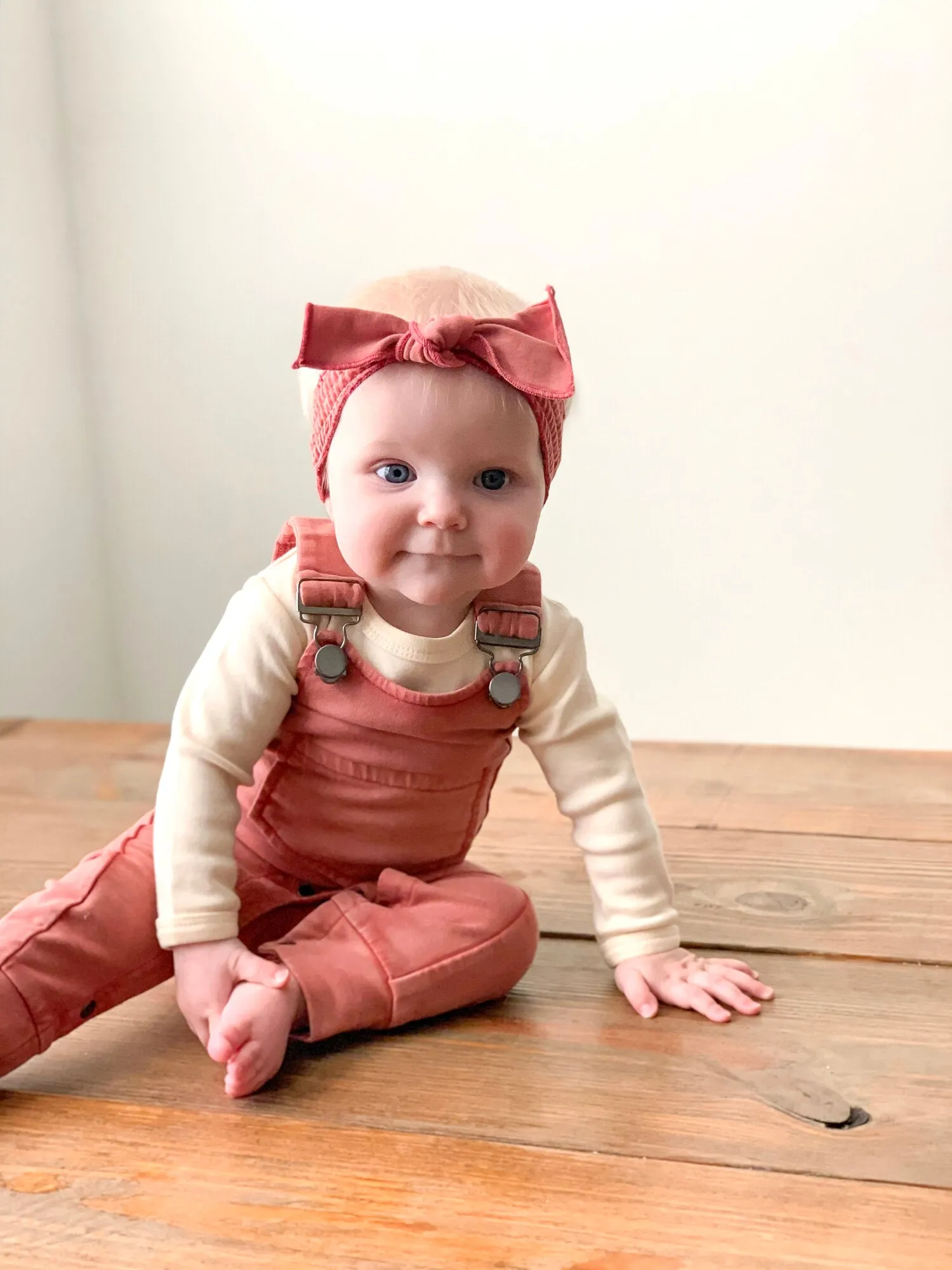 Faux Denim Overall in Sienna