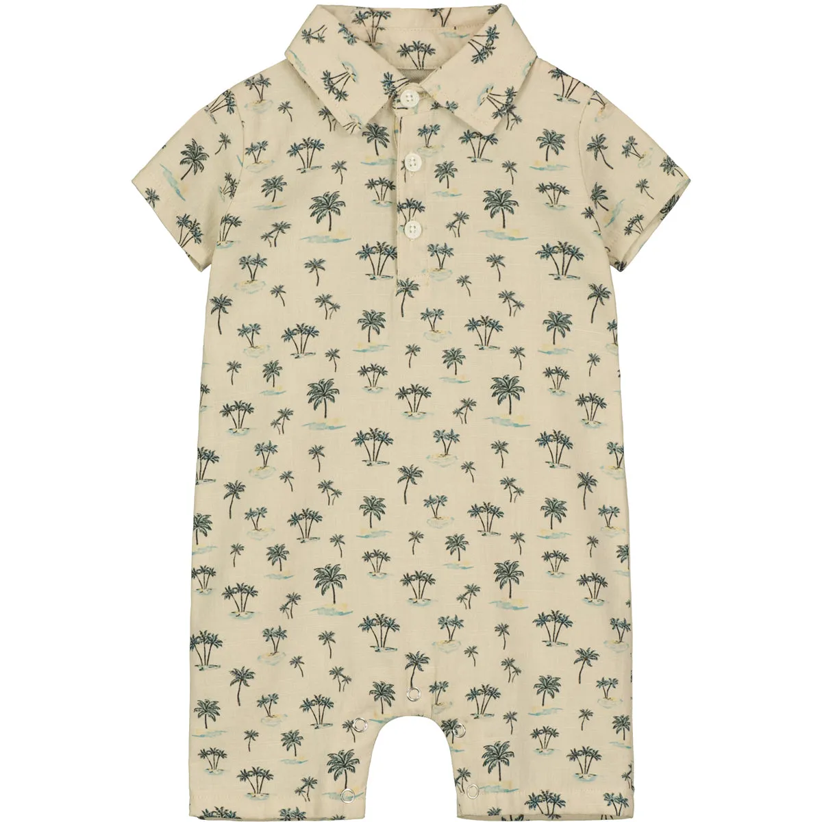 Finley Romper in Latte Islands