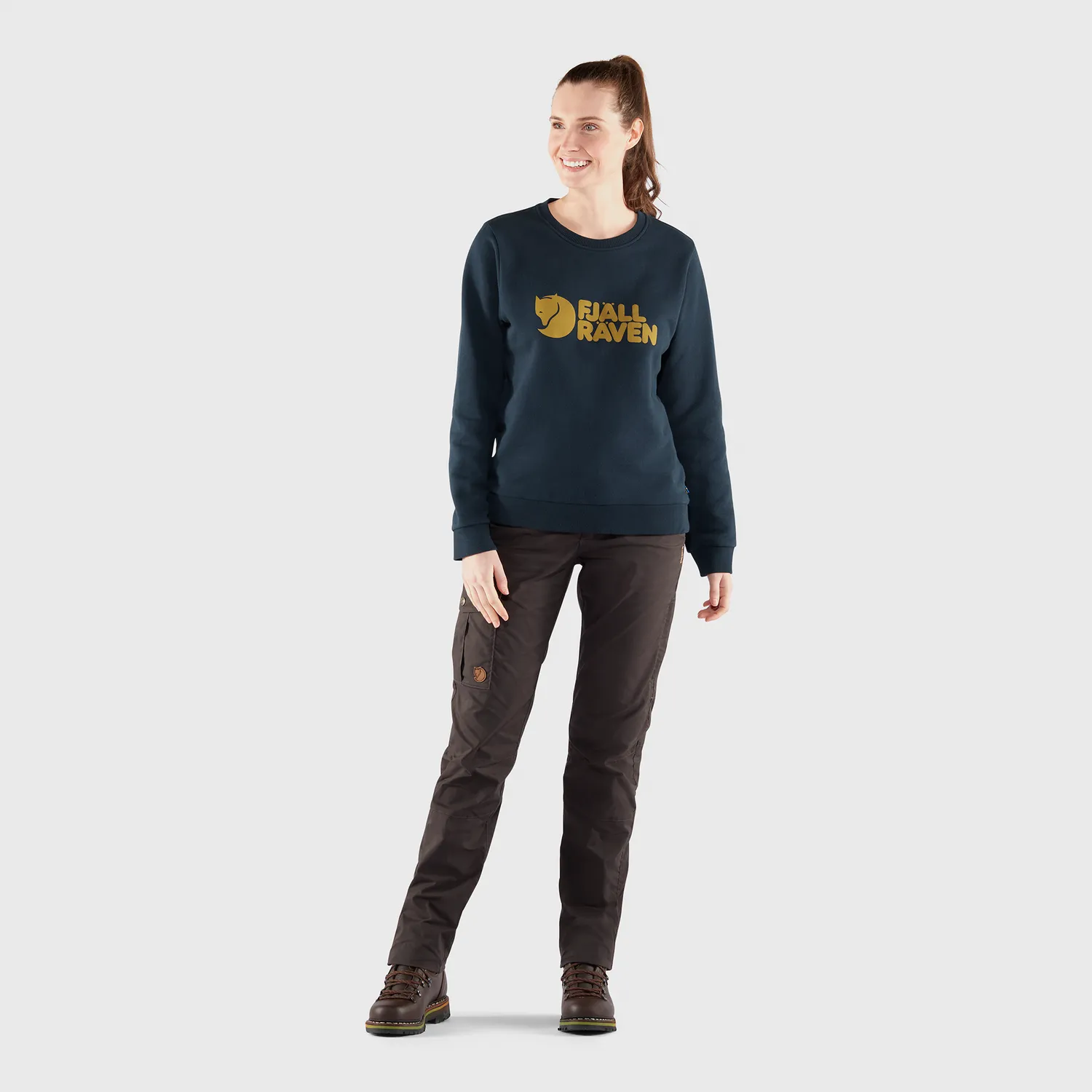 Fjällräven Women&#x27;s Fjällräven Logo Sweater Mesa Purple | Buy Fjällräven Women&#x27;s Fjällräven Logo Sweater Mesa Purple here | Outnorth