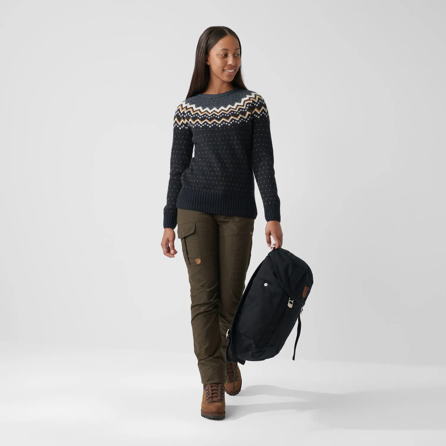 Fjällräven Women&#x27;s Övik Knit Sweater Arctic Green | Buy Fjällräven Women&#x27;s Övik Knit Sweater Arctic Green here | Outnorth