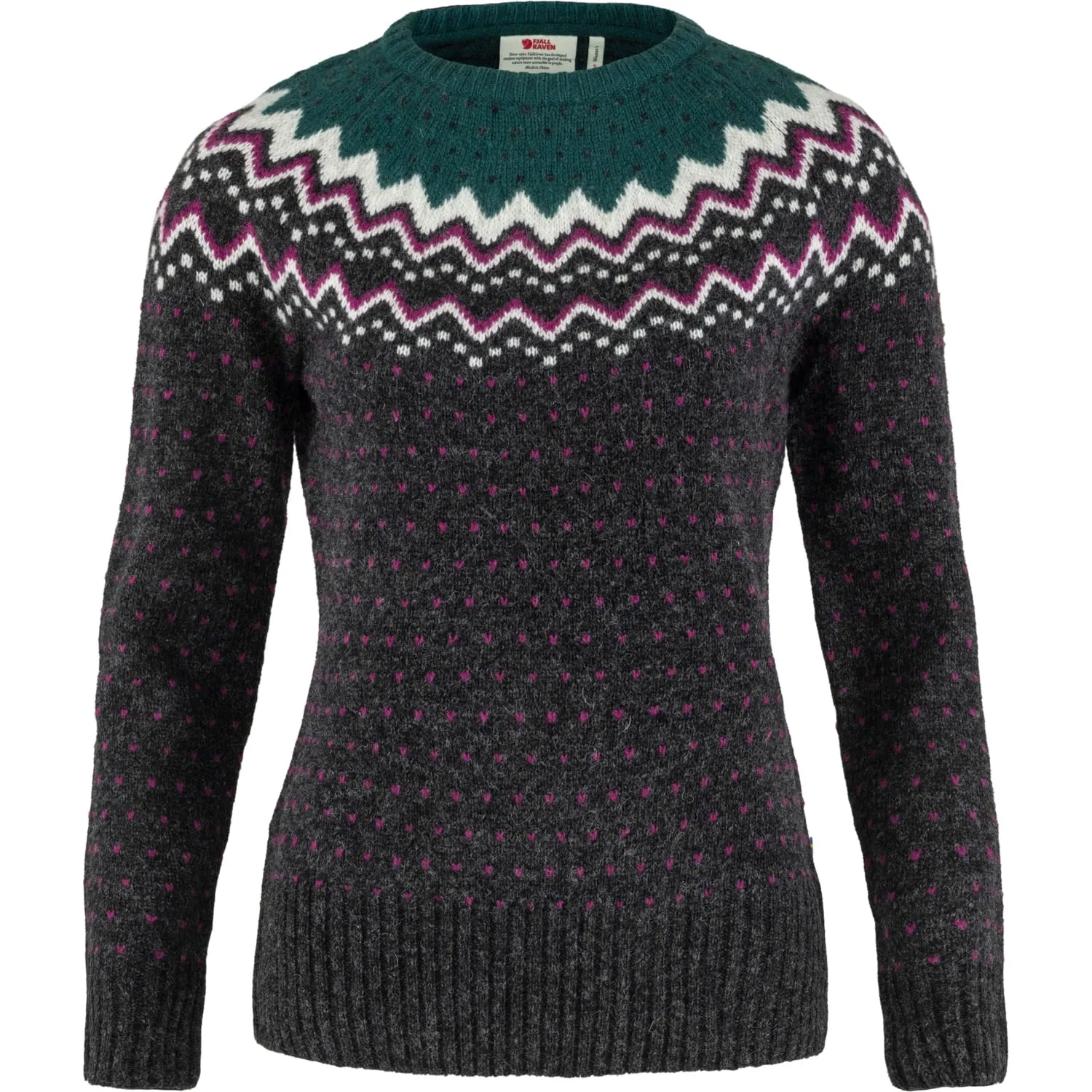 Fjällräven Women&#x27;s Övik Knit Sweater Arctic Green | Buy Fjällräven Women&#x27;s Övik Knit Sweater Arctic Green here | Outnorth