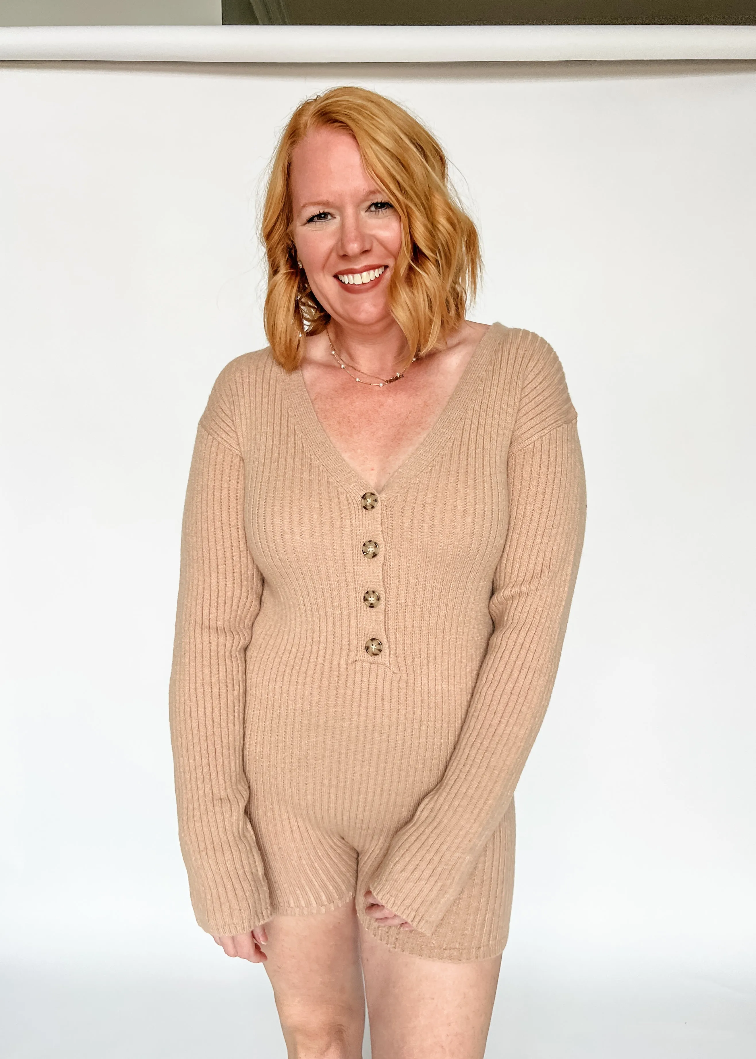 Free to Be Me Knit Romper