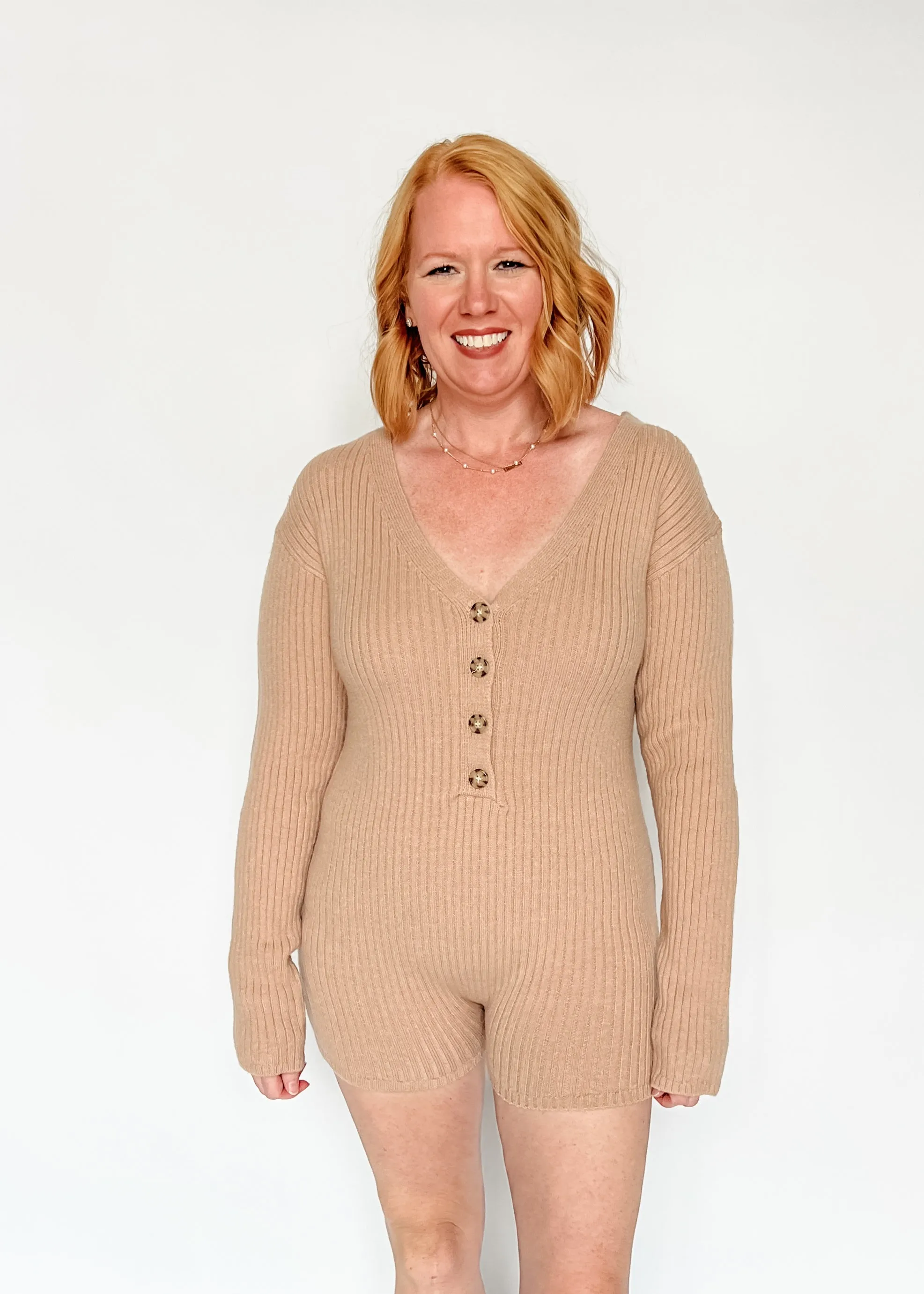 Free to Be Me Knit Romper