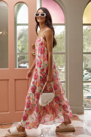 Freyano Maxi Dress-Floral
