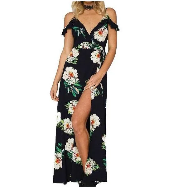 Gemini Floral Maxi Dress