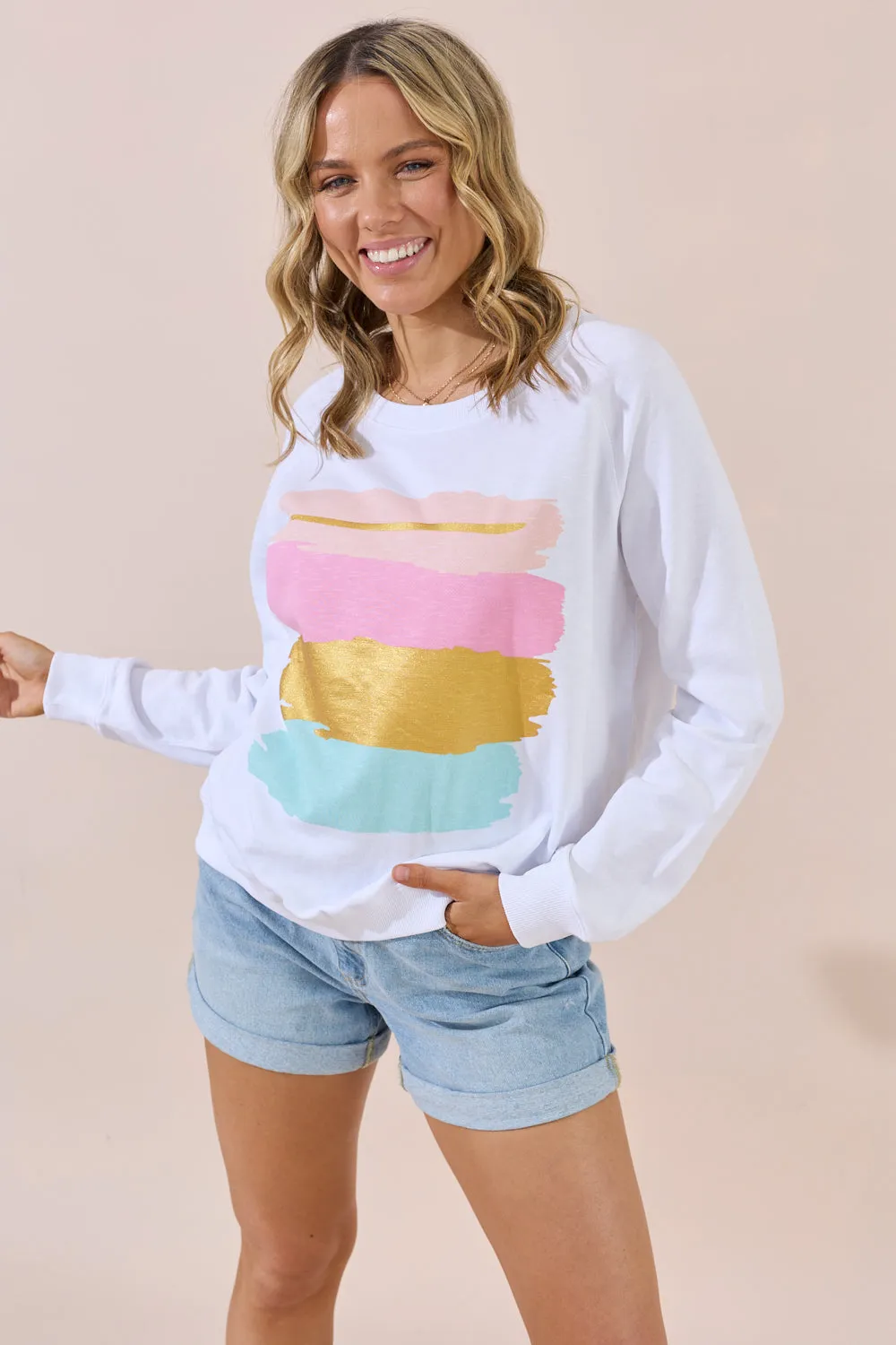Goldie Sweater - White