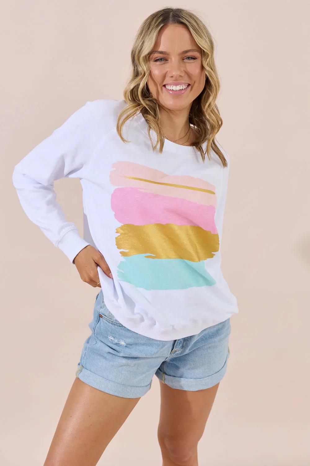Goldie Sweater - White