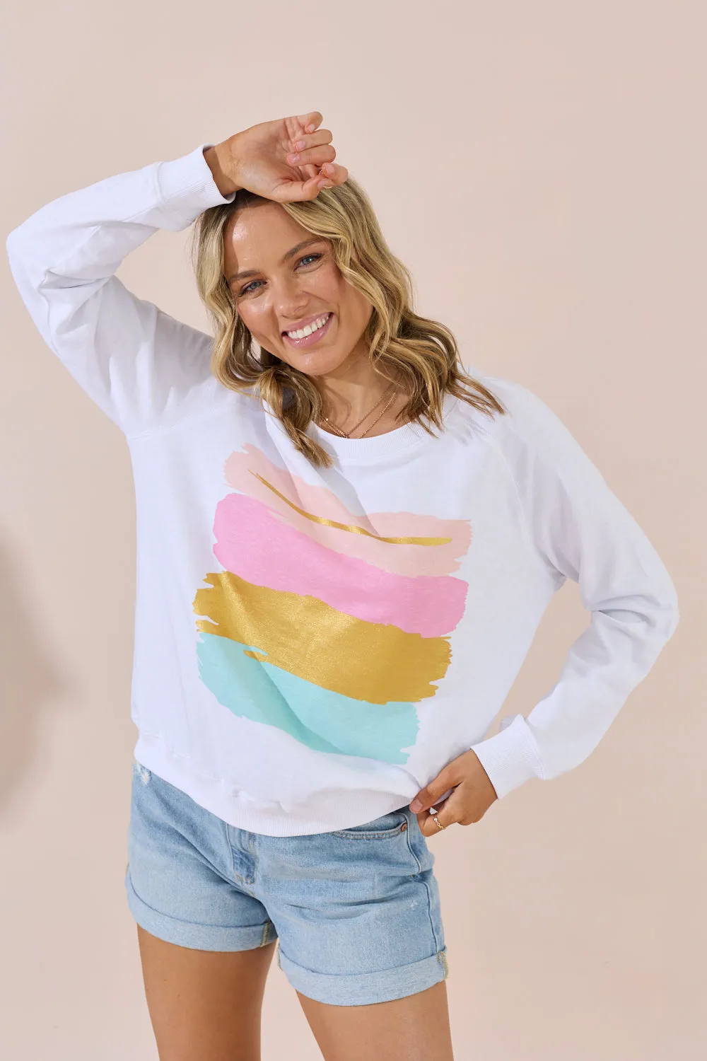 Goldie Sweater - White