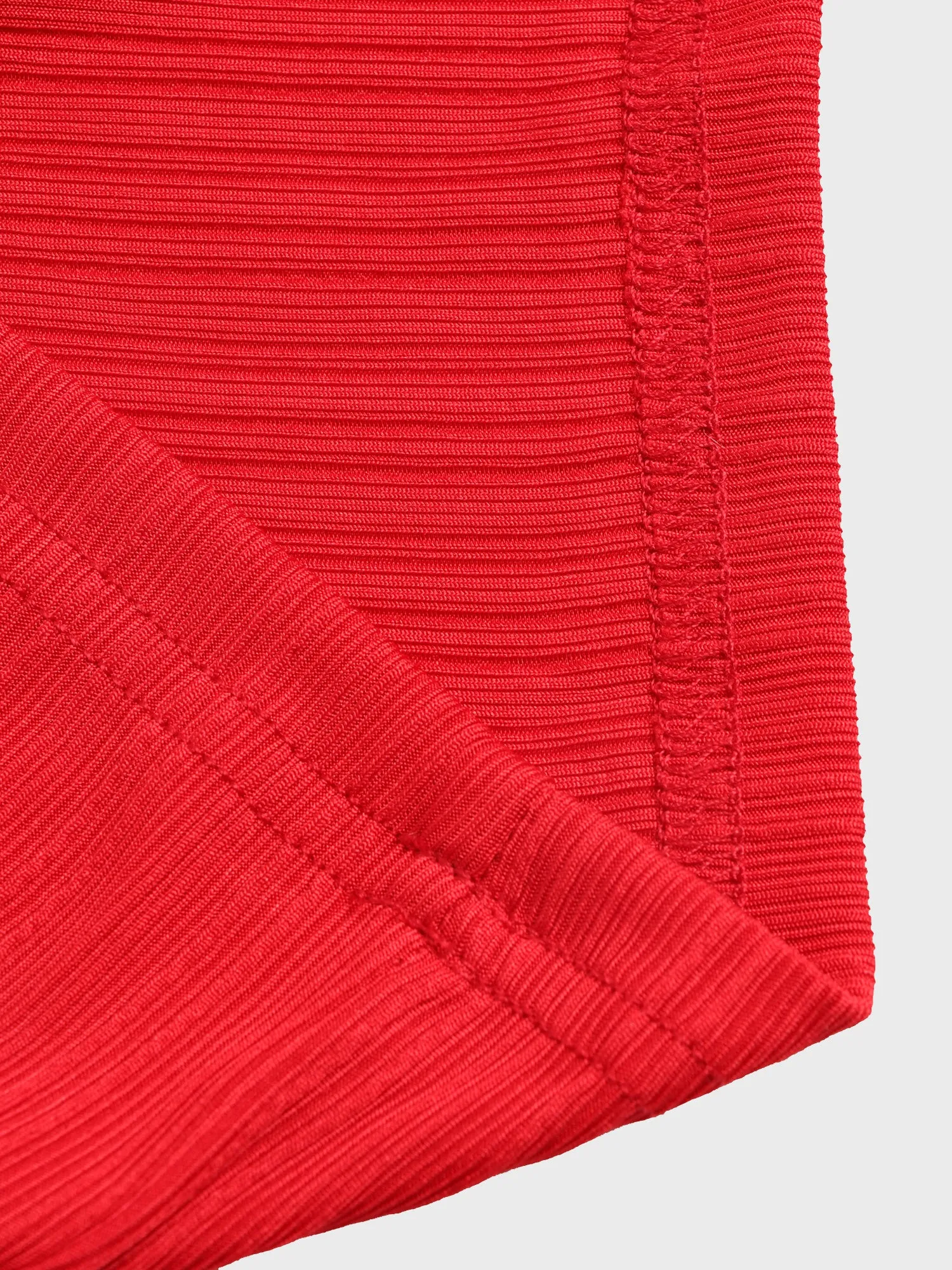 Halter Square Neck Maxi Dress (Red)