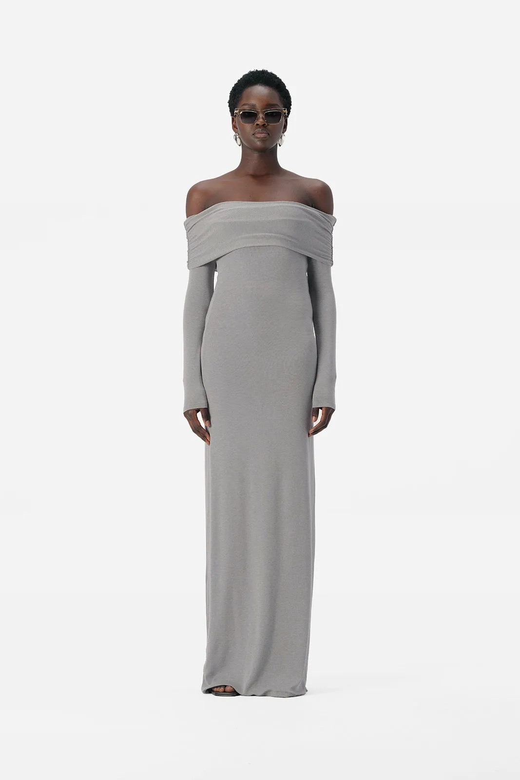 Harpa Dress Grey Marle