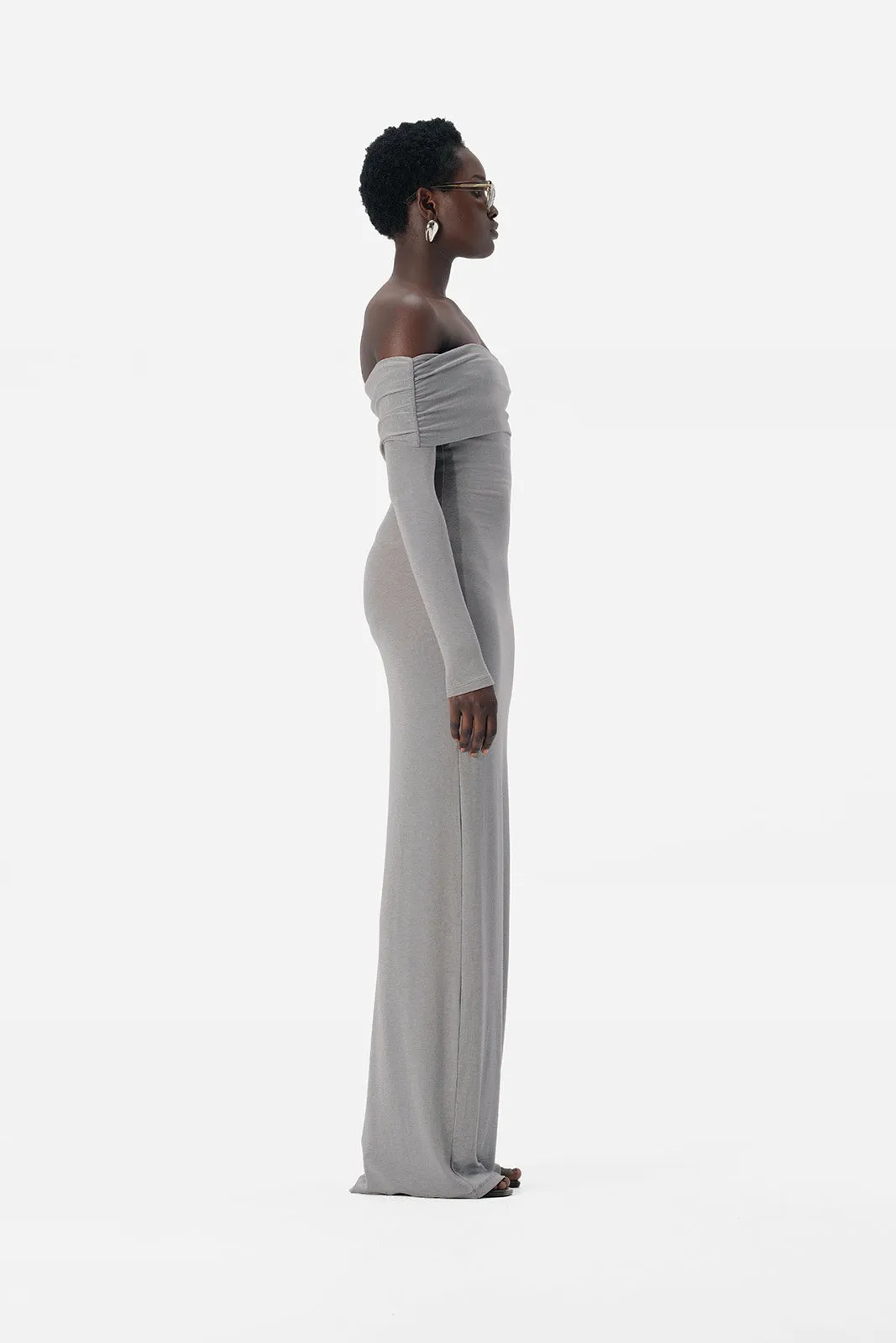 Harpa Dress Grey Marle