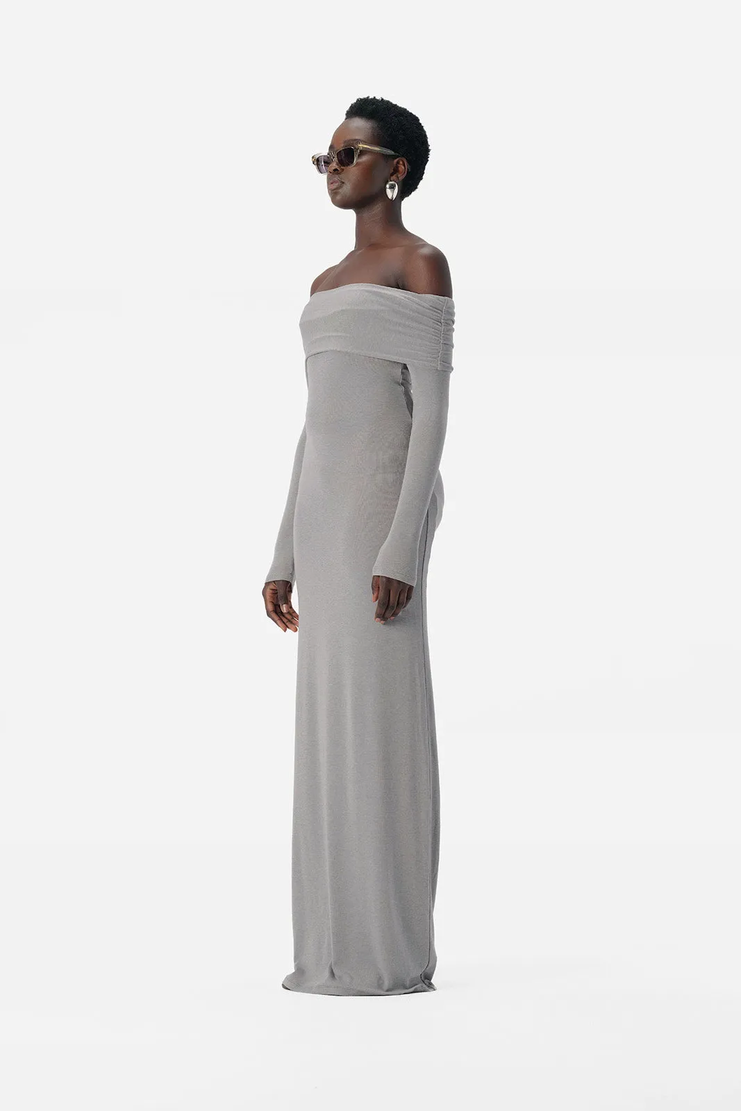 Harpa Dress Grey Marle