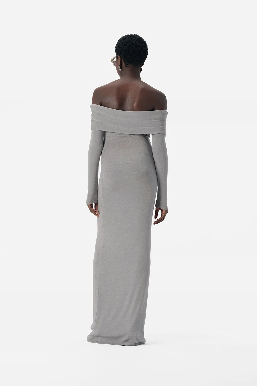 Harpa Dress Grey Marle