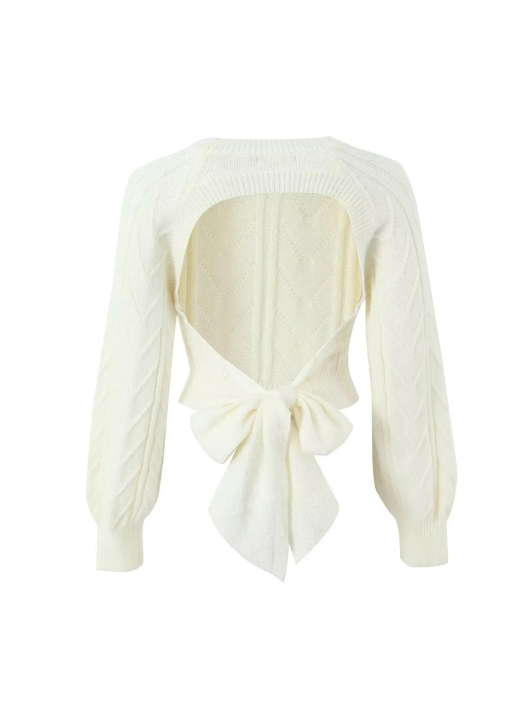 Isla Bow Crop Sweater