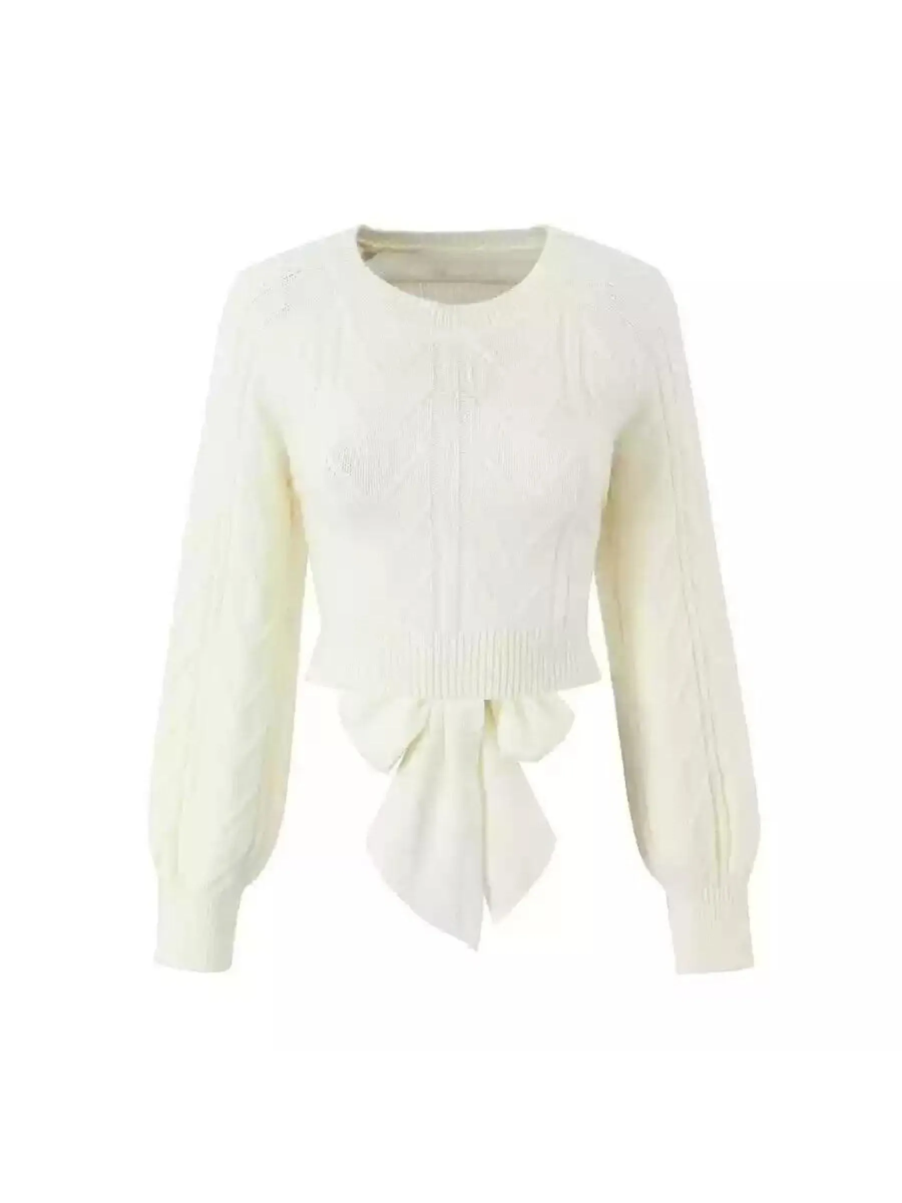 Isla Bow Crop Sweater