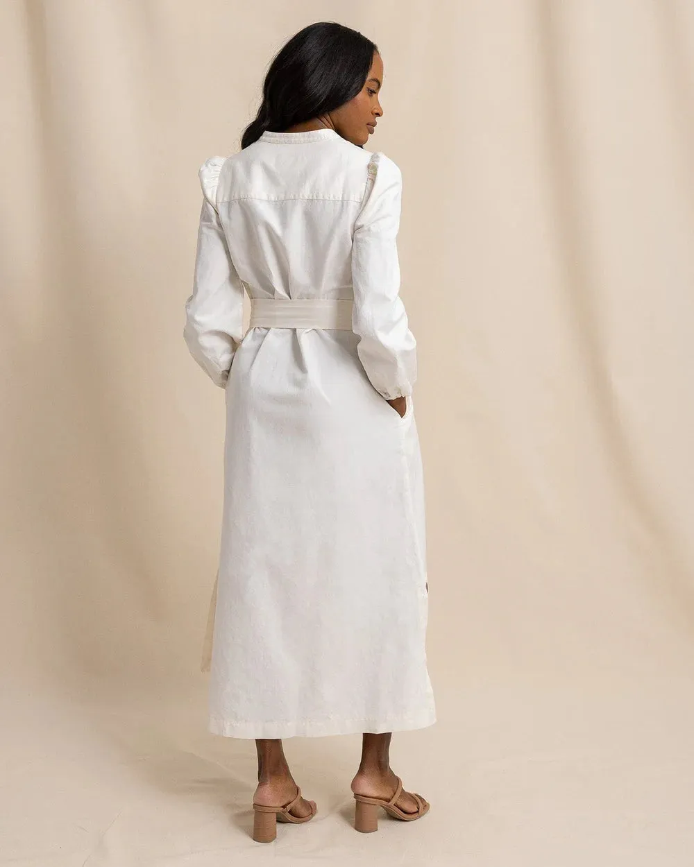 Klara Maxi Dress - Sand White by Southern Tide