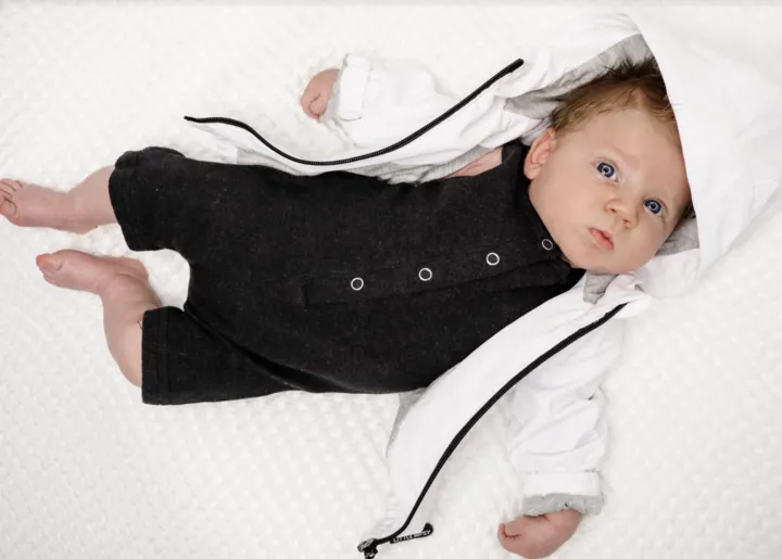 Little Bipsy Ribbed Shorty Romper - Black
