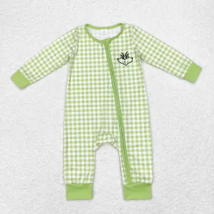 LR1251 Bamboo baby boy clothes cartoon  boy christmas winter romper