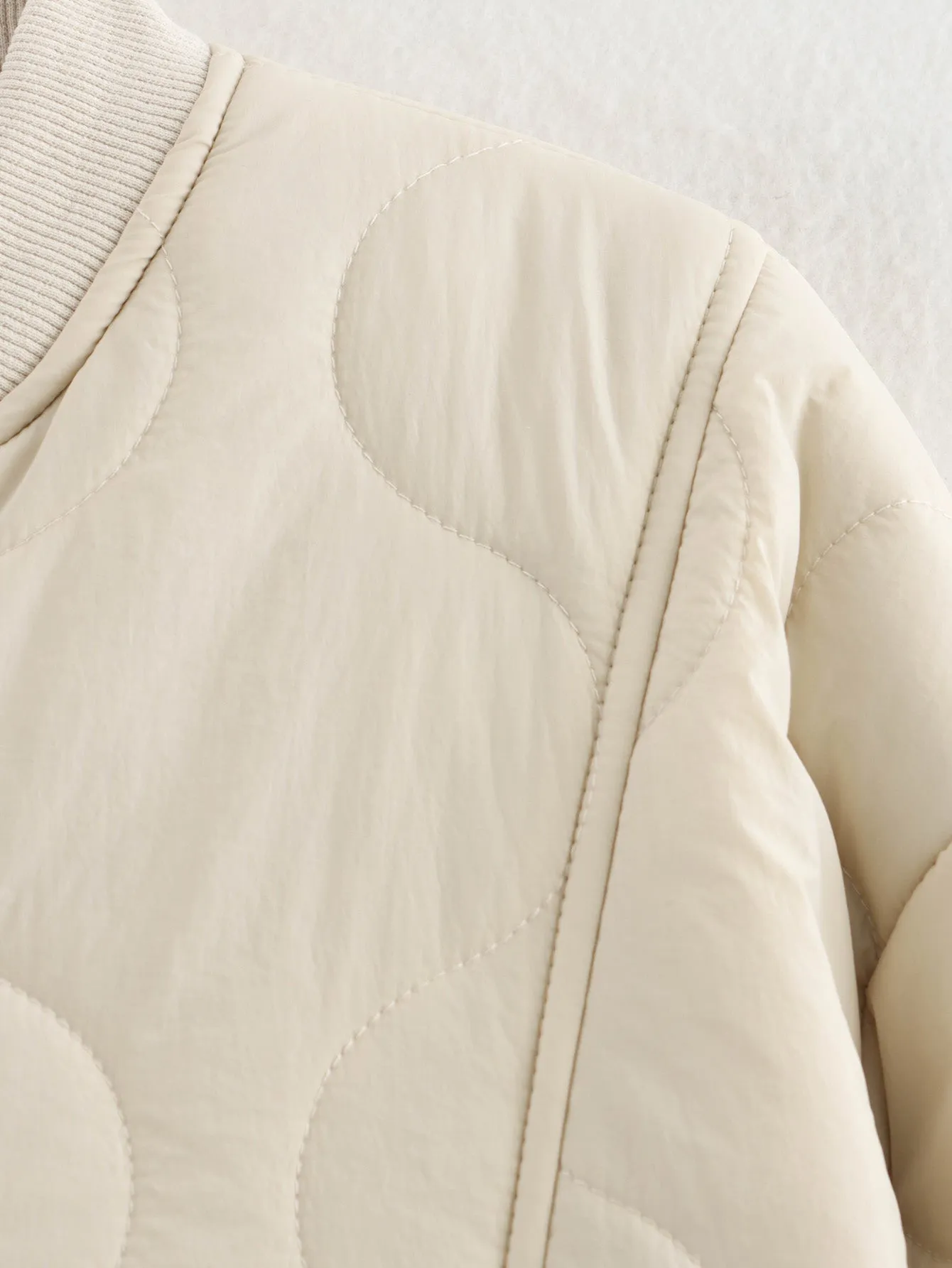 Luna Rebel Quilted Leopard-Lined Bomber