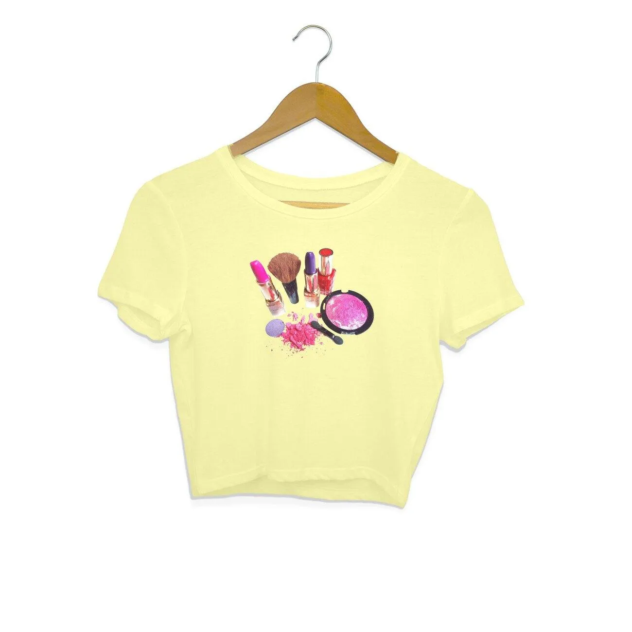 Makeup Women Crop Top