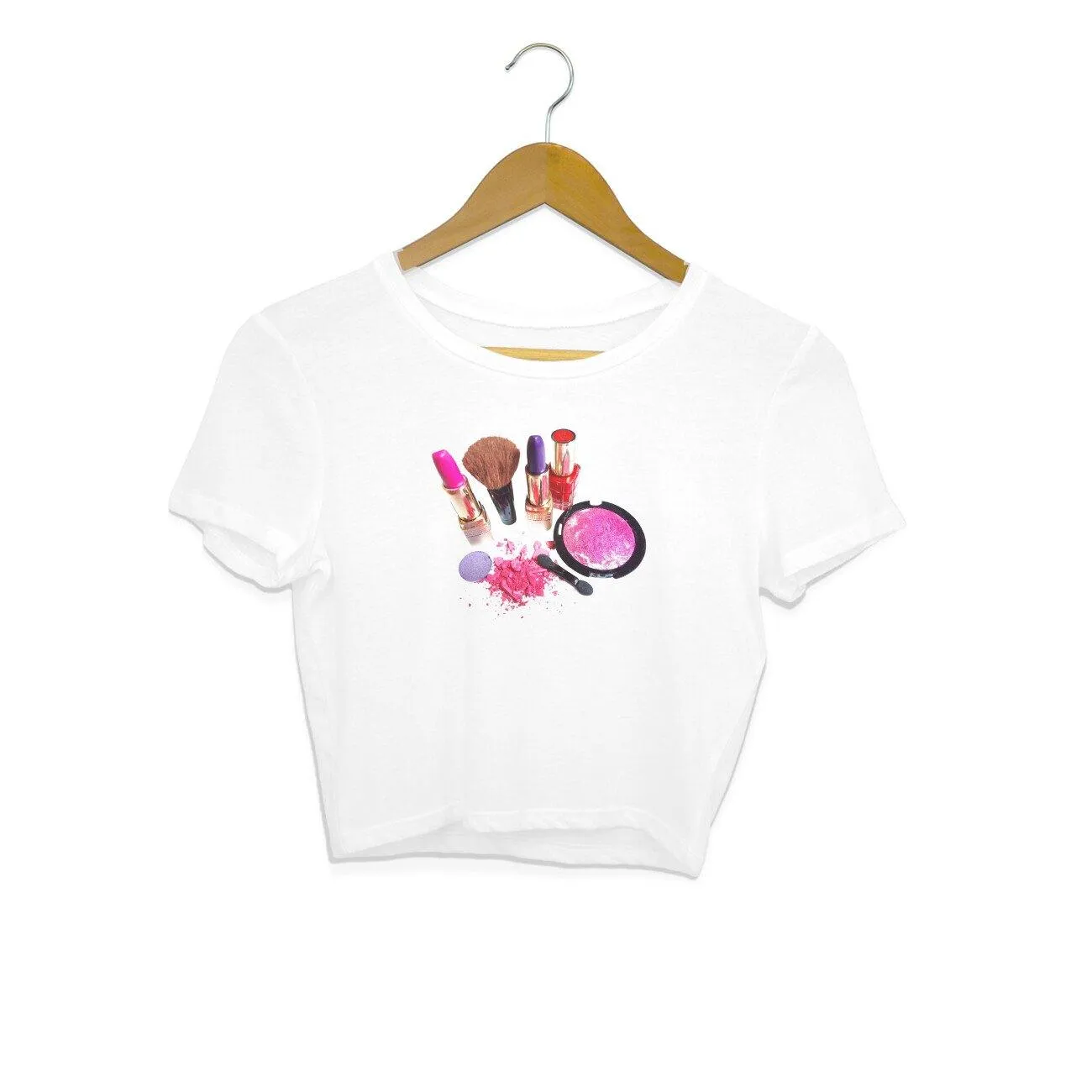 Makeup Women Crop Top