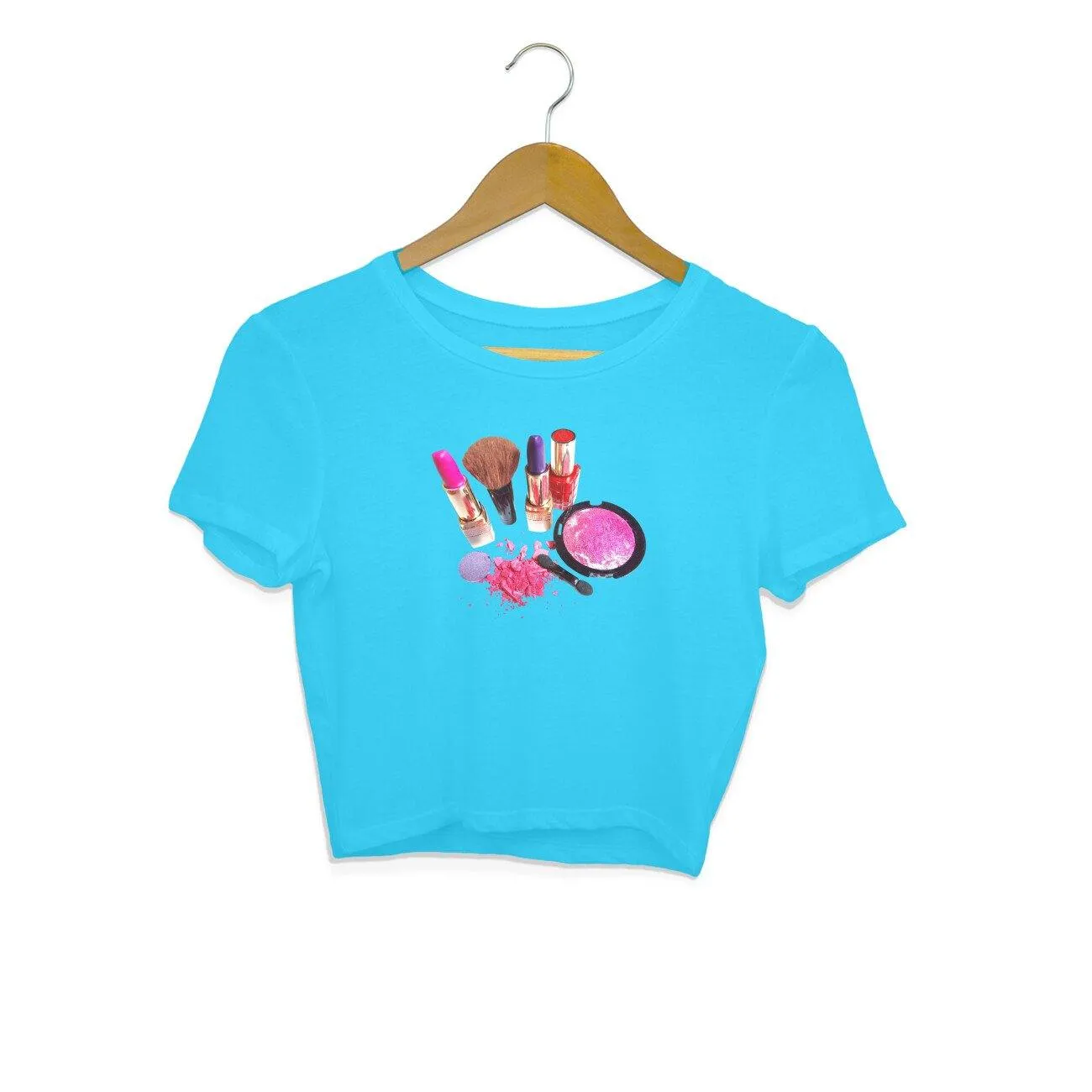 Makeup Women Crop Top