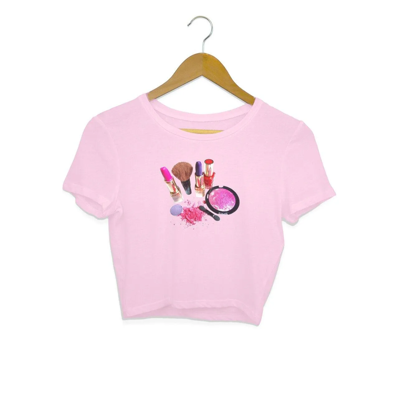 Makeup Women Crop Top