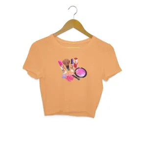 Makeup Women Crop Top