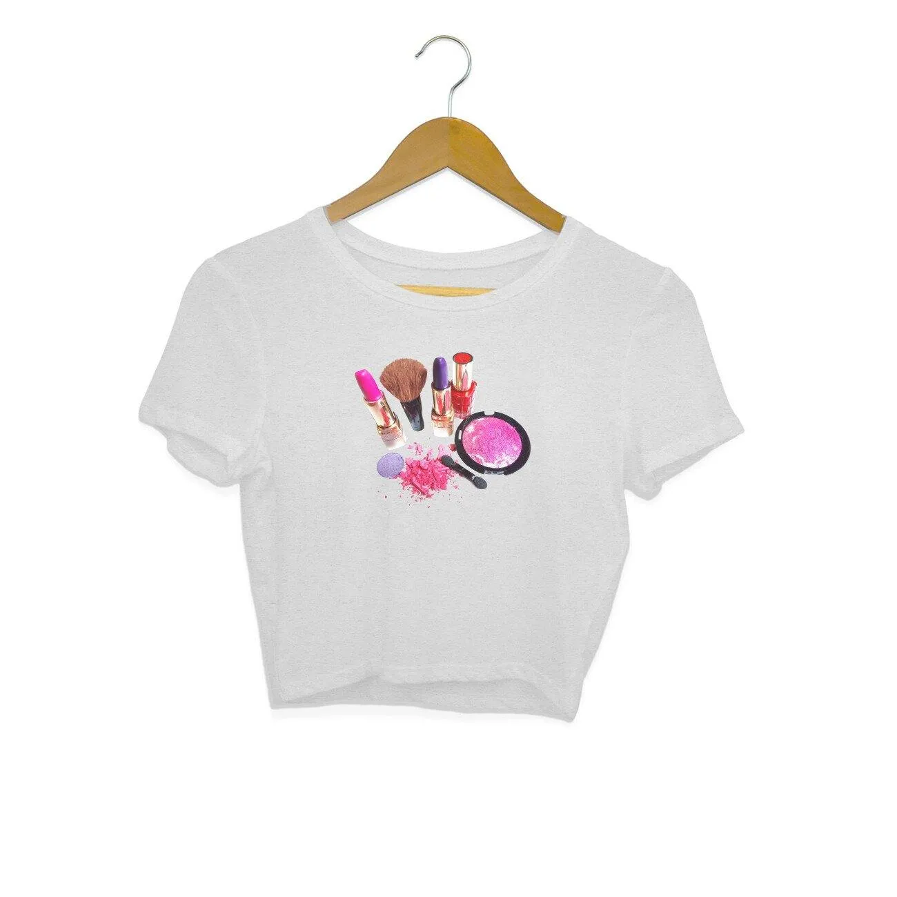Makeup Women Crop Top