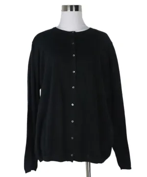 Malo Black Cotton Sweater Set sz 12