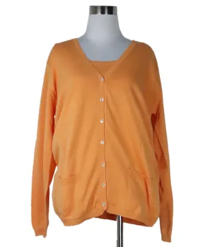 Malo Orange Cotton Sweater Set sz 10
