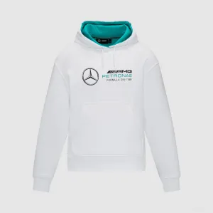 Mercedes Womens Oversized Hoody, White