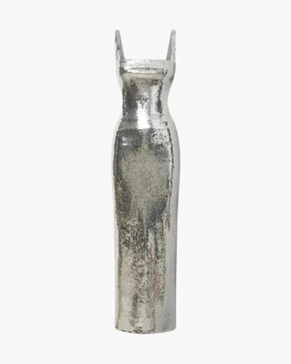 Mirabelle – Side cutouts – Elegant sequin maxi dress
