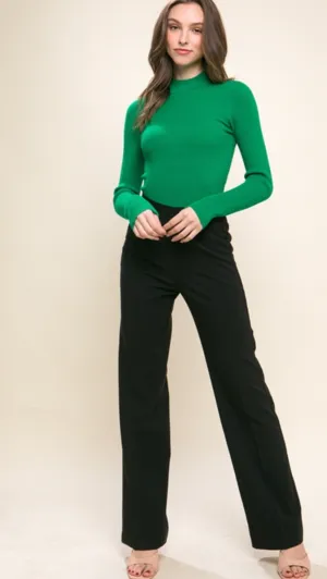 Mock Sweater Top (3 colors)