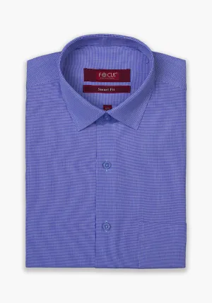 Navy Check Dress Shirt