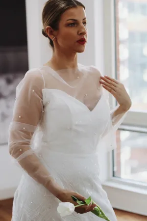 Pearl Bridal Top