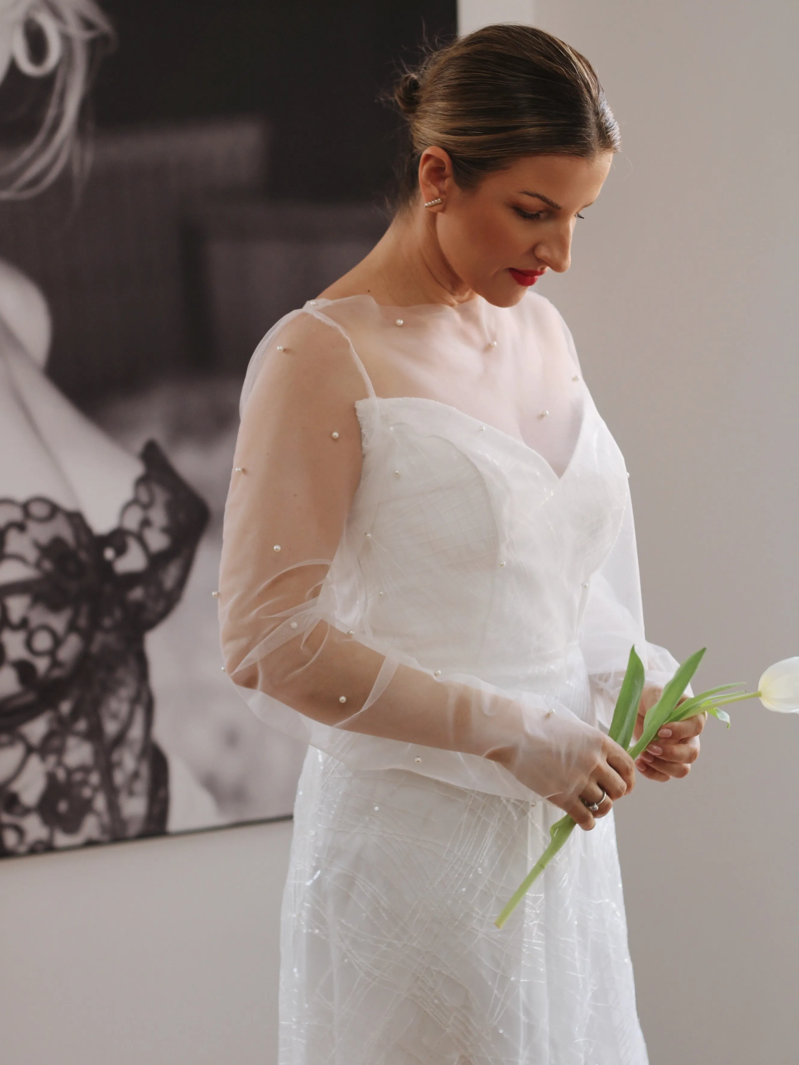 Pearl Bridal Top