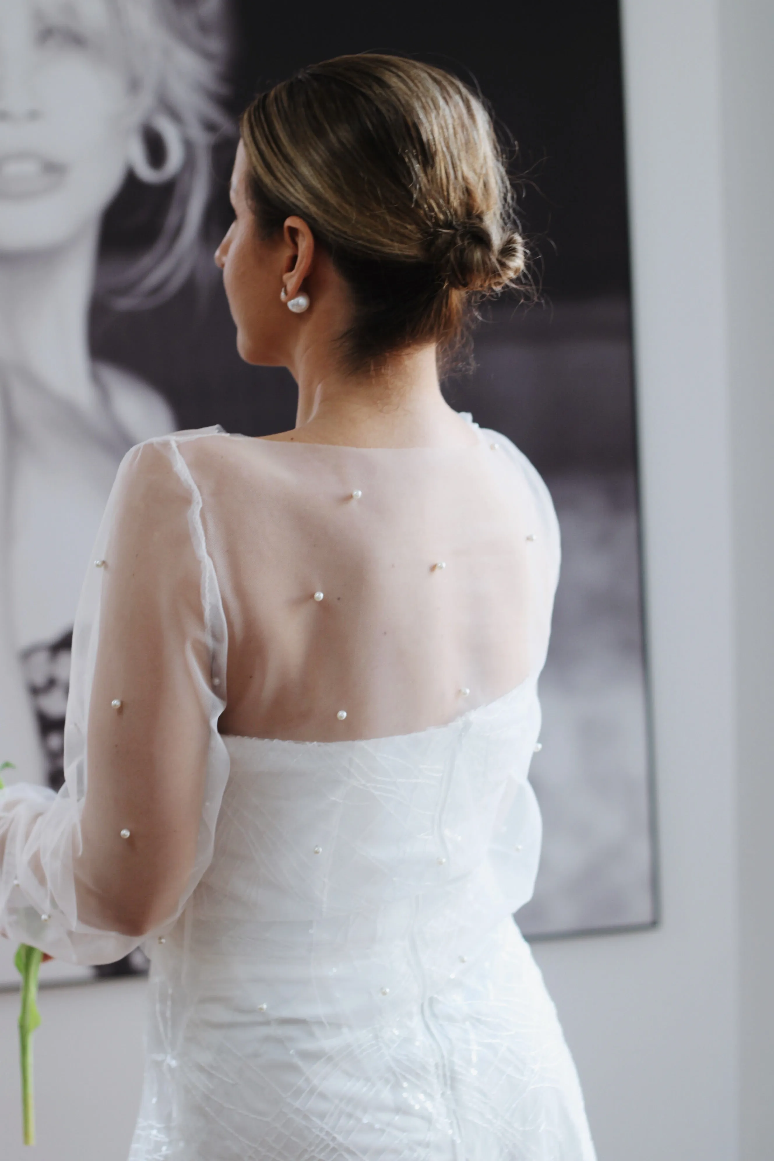 Pearl Bridal Top